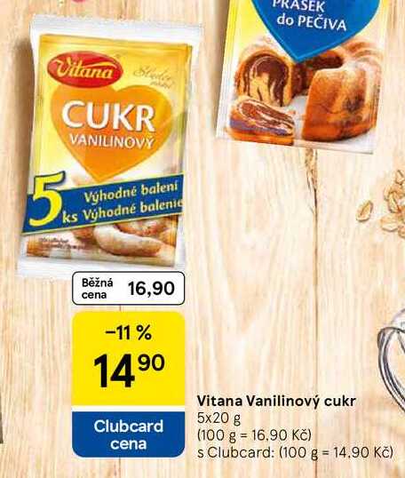 Vitana Vanilinový cukr, 5x20 g
