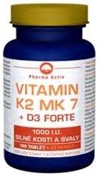 Vitamin K2 MK7 + D3 FORTE 1000 I.U.