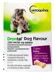 Drontal Dog Flavour 150/144/50 mg