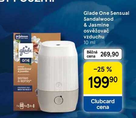 Glade One Sensual Sandalwood & Jasmine osvěžovač vzduchu, 10 ml 
