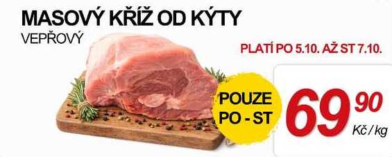 Masový kříž od kýty vepřový, 1 kg