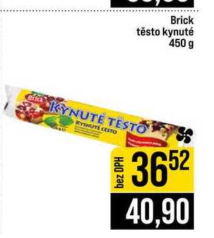 Brick těsto kynuté 450 g