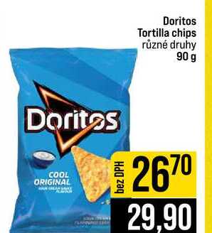 Doritos Tortilla chips různé druhy 90 g
