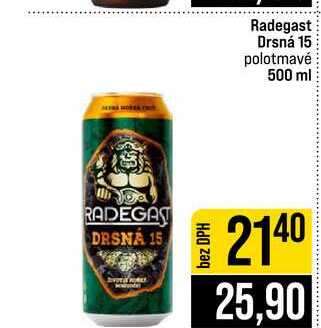 Radegast Drsná 15 polotmavé 500 ml