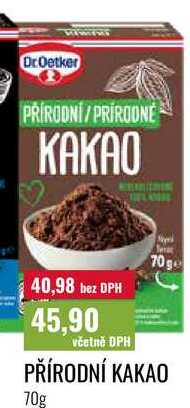 PŘÍRODNÍ KAKAO 70g