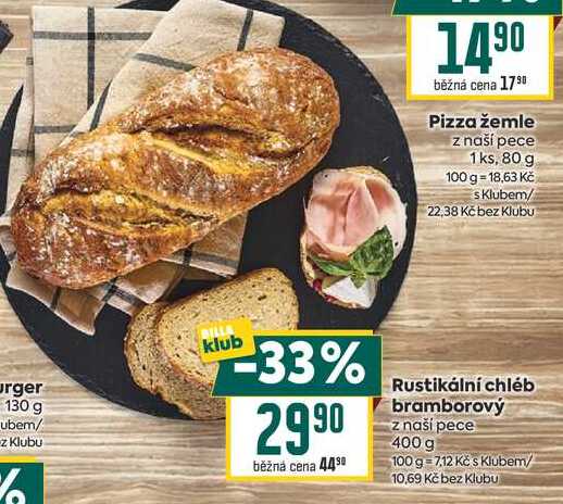 Rustikální chléb bramborový z naší pece 400 g