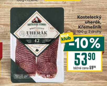 Kostelecký uherák, Křemešník 100 g