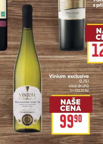 Vinium exclusive 0,75l