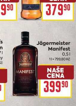 Jägermeister Manifest 0,5l