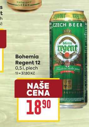 Bohemia Regent 12 0,51, plech