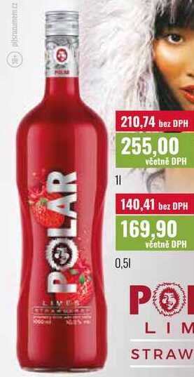Polar Limes Strawberry 10.5% 0,5l
