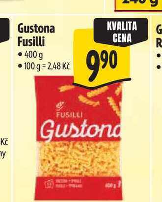   Gustona Fusilli 400 g 