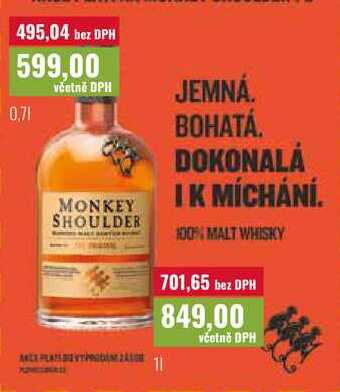MONKEY SHOULDER 0,7l, 1l
