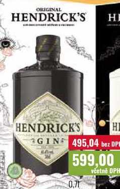 HENDRICK'S 0,7l