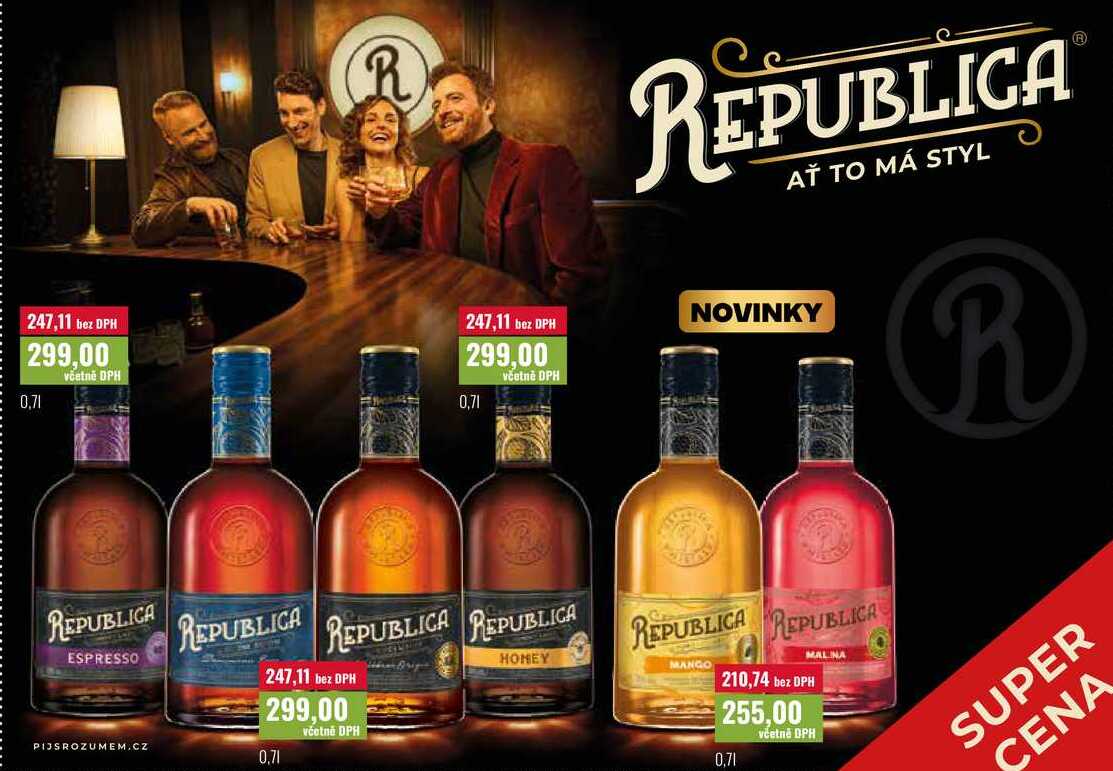Božkov Republica Exclusive 0,7l