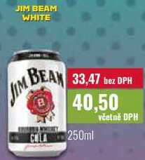 JIM BEAM WHITE 250ml