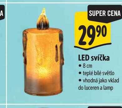  LED svíčka  8 cm 