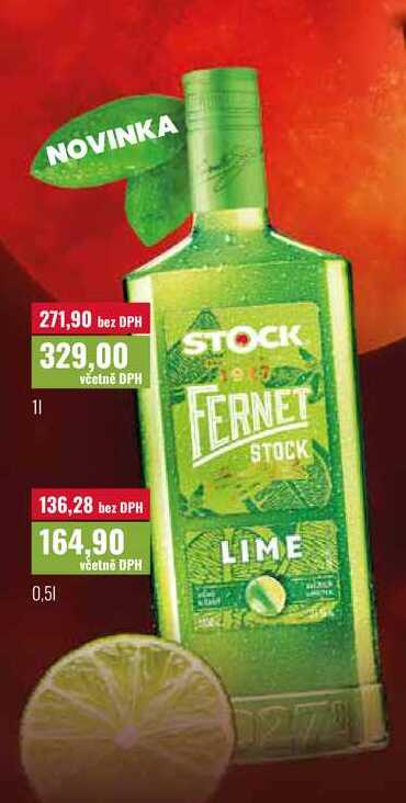 FERNET STOCK LIME 0,5l, 1l