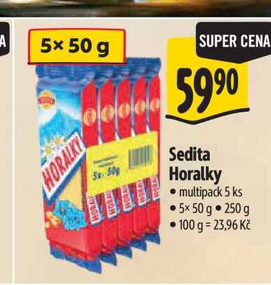 Sedita Horalky multipack 5 ks • 5x 50 g
