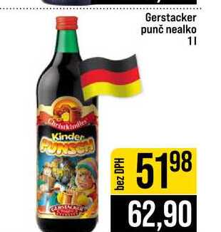 Gerstacker punč nealko 1l