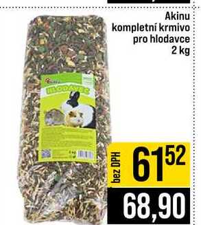 Akinu kompletní krmivo pro hlodavce 2 kg