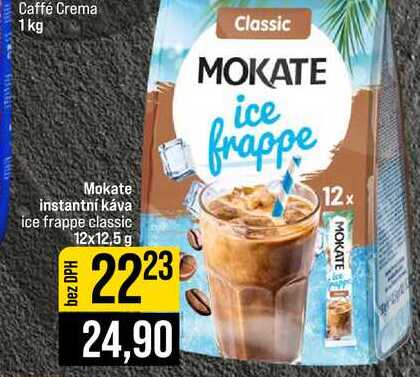Mokate instantní káva ice frappe classic 12x12,5 g 
