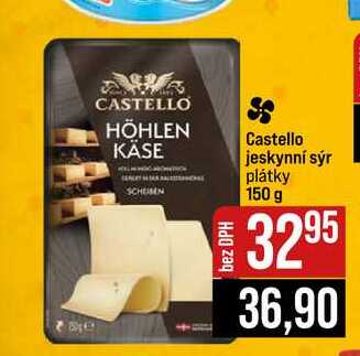 Castello jeskynní sýr plátky 150 g