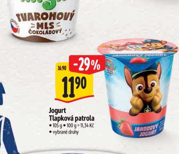 Jogurt Tlapková patrola 105 g