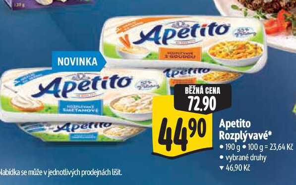 Apetito Rozplývavé 190 g