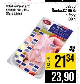 LE&CO Šunka.CZ 95% plátky 100 g
