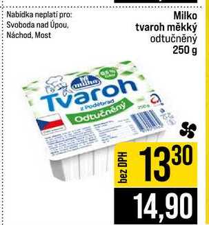 Milko tvaroh měkký odtučněný 250 g