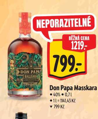 Don Papa Masskara 0,7 l