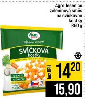 Agro Jesenice zeleninová směs na svíčkovou kostky 350 g