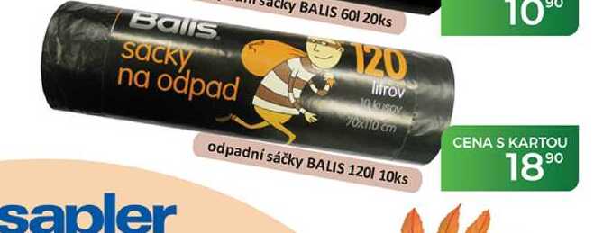 odpadní sáčky BALIS 120l 10ks