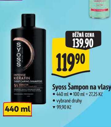  Syoss Šampon na vlasy 440 ml  