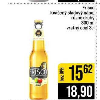 Frisco kvašený sladový nápoj různé druhy 330 ml