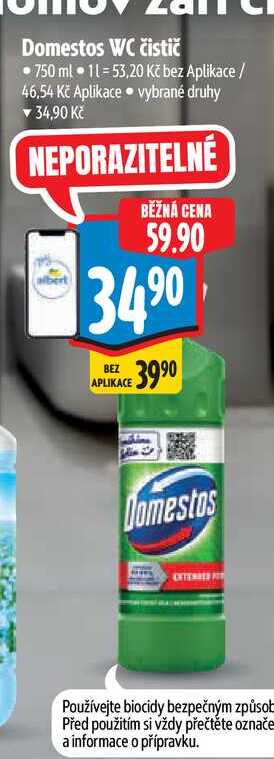Domestos WC čistič 750 ml