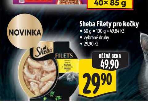 Sheba Filety pro kočky 60 g