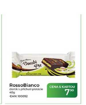 RossoBianco dortík s příchuti pistácie 40g