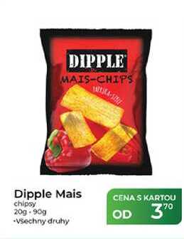 Dipple Mais chipsy 20g-90g