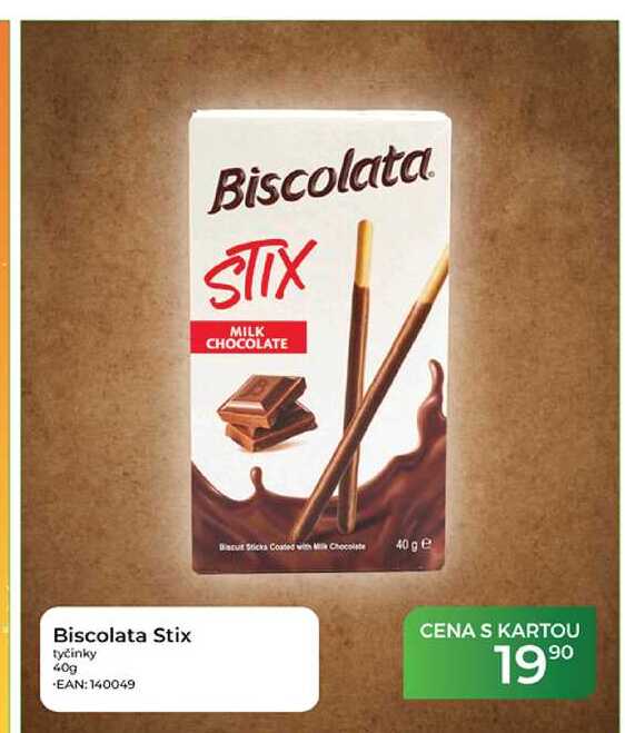 Biscolata Stix tyčinky 40g