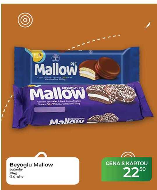 Beyoglu Mallow sušenky 184g