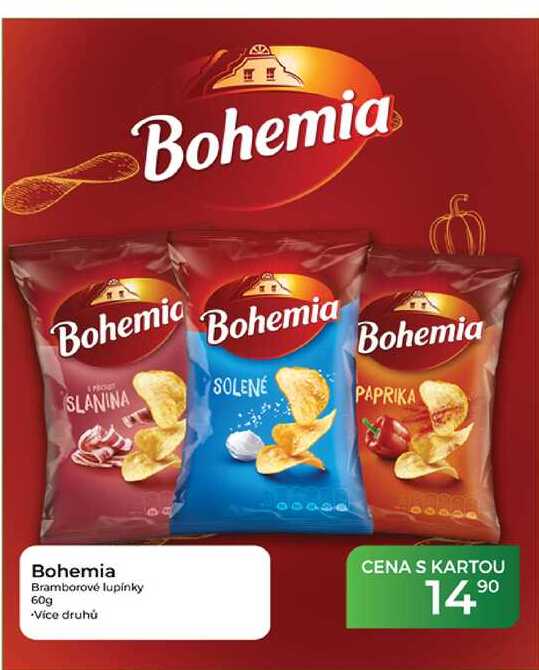 Bohemia Bramborové lupínky 60g