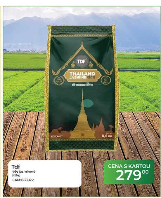 Tdf rýže jasmínová 8,5kg
