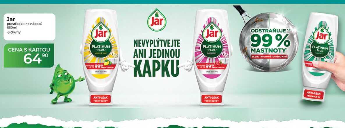Jar prostředek na nádobí 660ml