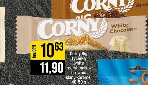 Corny Big tyčinka white marshmallow brownie slaný karamel 40-50 g