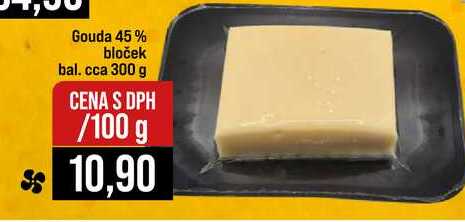 Gouda 45% bloček bal. cca 300 g 
