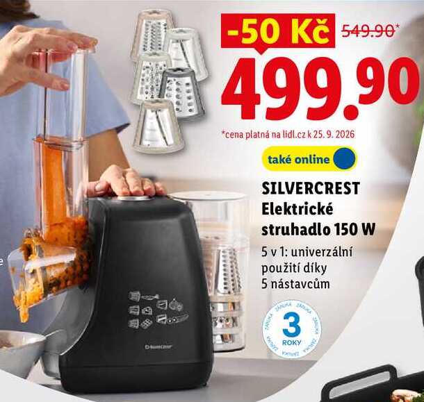 SILVERCREST Elektrické struhadlo 150 W