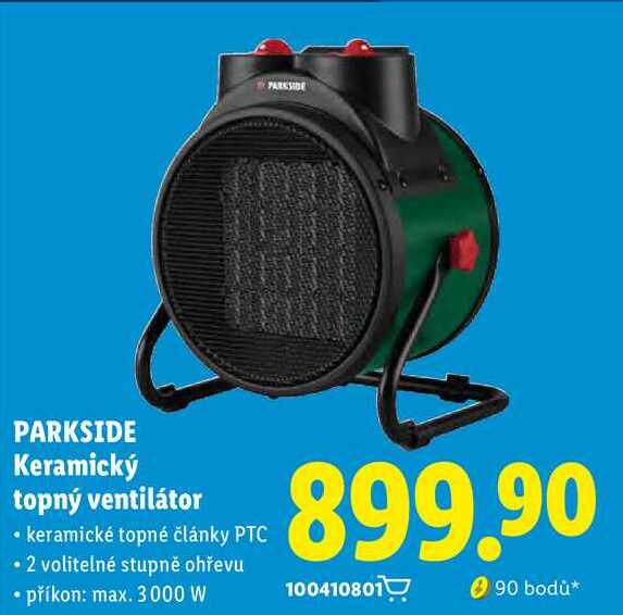 PARKSIDE Keramický topný ventilátor