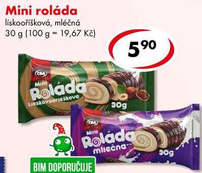 Mini roláda, 30 g